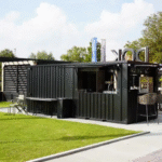 Contenedor bar exterior desmontable de 8 x 2 metros - Imagen 3