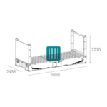 Contenedor flat rack de 20 pies - Imagen 3